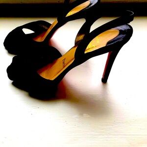 Christian Louboutin Paris Pumps w/New Soles.  EUC.